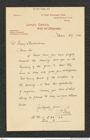 Nachlass Franz Steindachner, Brief von James Green an Franz Steindachner (29.03.1911), Inv.Nr. 176.03, Seite 1